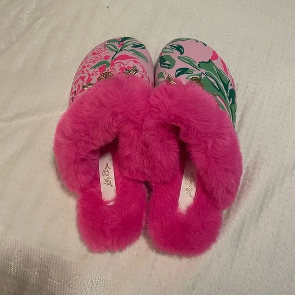 🌸NEVER WORN🌸LILLY PULITZER SLIPPERS - Picture 3 of 4